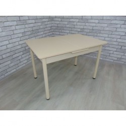 Стол обеденный "Модерн" 1200 Пластик 1 (массив / металл)