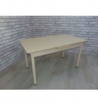 Стол обеденный "Модерн" 1400 Пластик 1 (массив / металл)