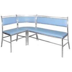 Скамья со спинкой угловая №3 Такнь