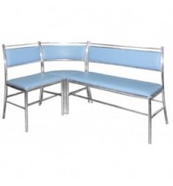 Скамья со спинкой угловая №3 Такнь