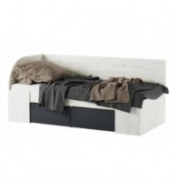 БЕАТРИС Кровать-софа КР900 Крафт белый-Антрацит