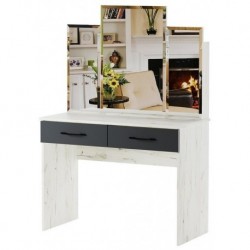 БЕАТРИС Столик туалетный Крафт белый-Антрацит