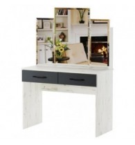 БЕАТРИС Столик туалетный Крафт белый-Антрацит