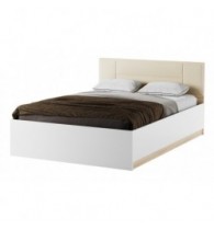 БЕАТРИС Кровать КР1400 с ПМ Сонома-SAND