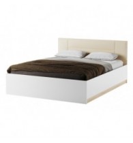 БЕАТРИС Кровать КР1600 с ПМ Сонома-SAND