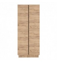 ВЕРТИКАЛЬ Шкаф 800 2С Крафт золотой