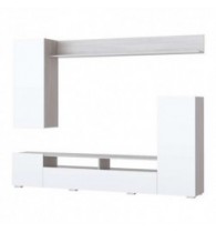 МИЯ Гостиная Анкор-Белый глянец