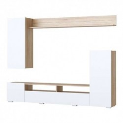 МИЯ Гостиная Сонома-Белый глянец