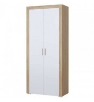 ОРЛАНДО Шкаф Сонома-Белый глянец