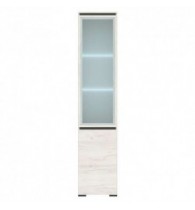 ГРЕТТА Пенал-витрина 1В1С