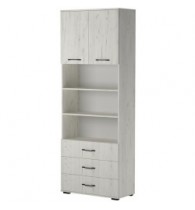 ИТАЛИЯ Шкаф ШК3Я-800 Крафт белый