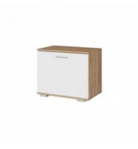 ИТАЛИЯ Обувница О-600 Сонома-Белый глянец