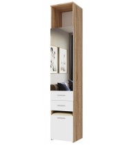 ИТАЛИЯ Пенал П1Я-400 Сонома-Белый глянец