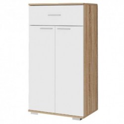 ИТАЛИЯ Тумба ТК-600 Сонома-Белый глянец