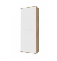 ИТАЛИЯ Шкаф ШК-800 Сонома-Белый глянец