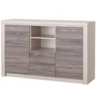 ОКТАВА Комод 2С2Я Клабхаус серый