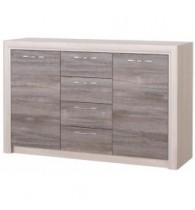 ОКТАВА Комод 2С4Я Клабхаус серый