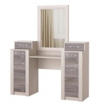 ОКТАВА Стол косметический с ЗР Клабхаус серый