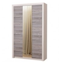 ОКТАВА Шкаф 2С1ЗР Клабхаус серый