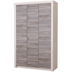 ОКТАВА Шкаф 3С2Я Клабхаус серый