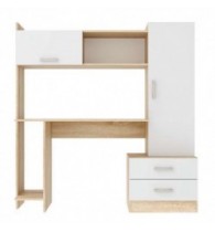 ПКС-7 Сонома-Белый глянец