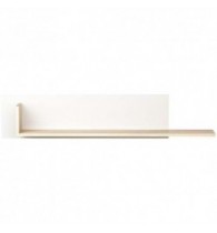 ПКС-12 Полка навесная Сонома-Белый глянец