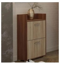 ПРИХОЖАЯ Обувница 2С Шимо темный-Шимо светлый