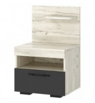 СОНАТА Тумба прикр. ТС-450 Крафт белый-Антрацит