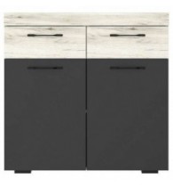 СОНАТА Тумба ТС-900 Крафт белый-Антрацит