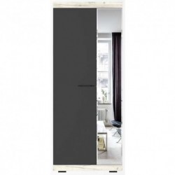 СОНАТА Шкаф ШСЗ-800 Крафт белый-Антрацит