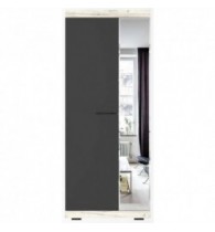 СОНАТА Шкаф ШСЗ-800 Крафт белый-Антрацит