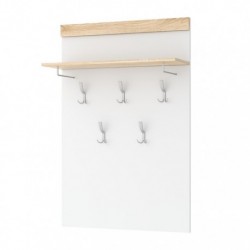 СОНАТА Вешалка ВШС-800 Сонома-Белый глянец