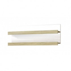 СОНАТА Полка НПС-1200 Сонома-Белый глянец