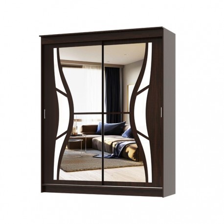 АЛЬЯНС шкаф-купе Бабочка 1500 Венге