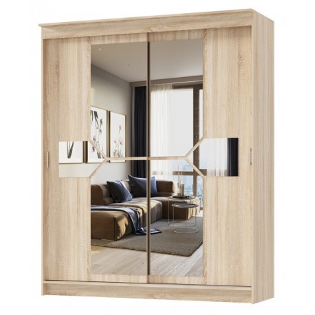 АЛЬЯНС шкаф-купе Фаворит 1500 Сонома