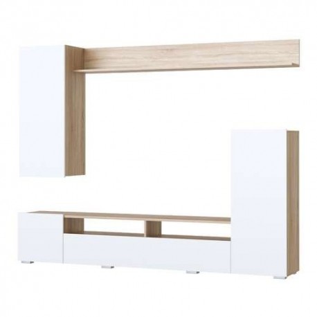 МИЯ Гостиная Сонома-Белый глянец