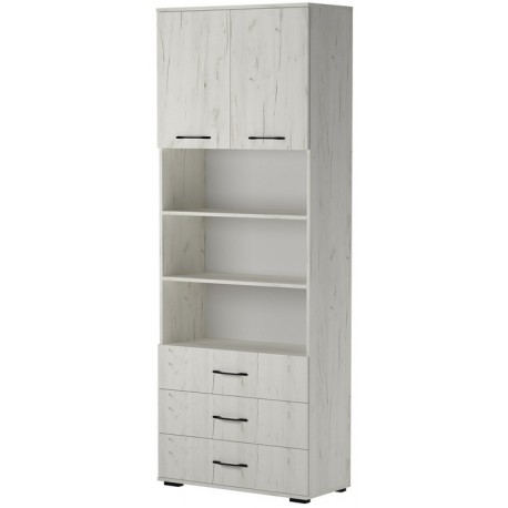 ИТАЛИЯ Шкаф ШК3Я-800 Крафт белый