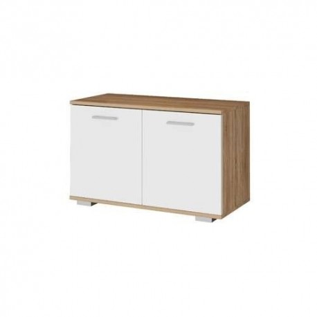 ИТАЛИЯ Обувница О-800 Сонома-Белый глянец