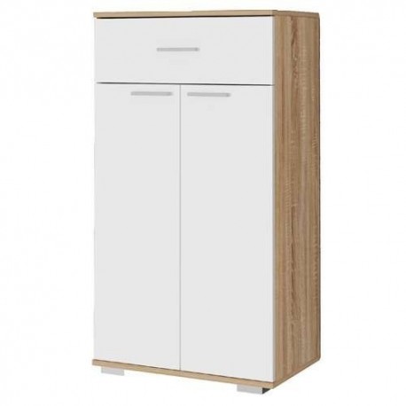 ИТАЛИЯ Тумба ТК-600 Сонома-Белый глянец