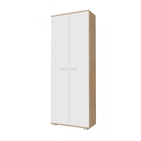 ИТАЛИЯ Шкаф ШК-800 Сонома-Белый глянец