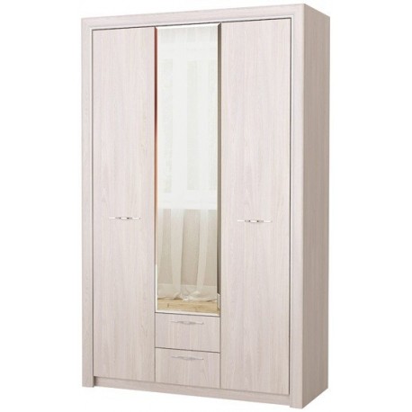 ОКТАВА Шкаф 3С2Я Анкор светлый