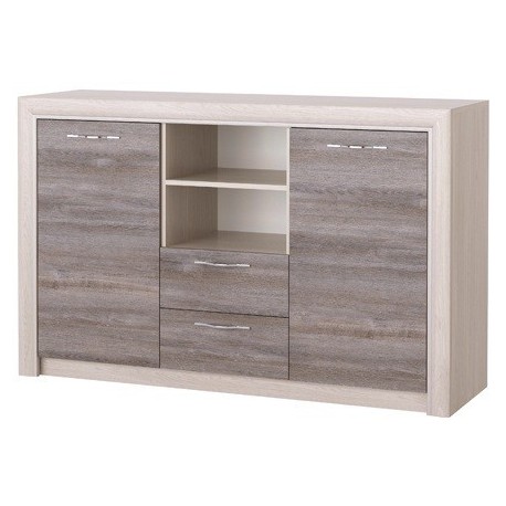 ОКТАВА Комод 2С2Я Клабхаус серый