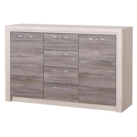 ОКТАВА Комод 2С4Я Клабхаус серый