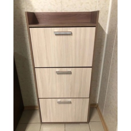 ПРИХОЖАЯ Обувница 3С Шимо темный-Шимо светлый