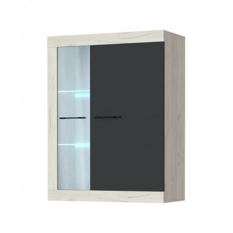 СОНАТА Витрина ВНС-800 Крафт белый-Антрацит