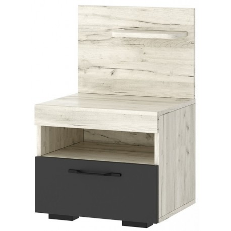 СОНАТА Тумба прикр. ТС-450 Крафт белый-Антрацит
