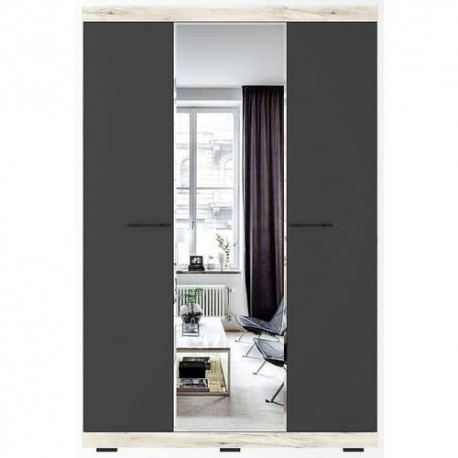 СОНАТА Шкаф ШСЗ-1300 Крафт белый-Антрацит