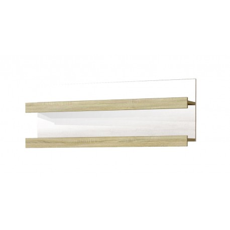 СОНАТА Полка НПС-1200 Сонома-Белый глянец