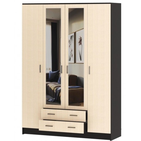 СОФИЯ Шкаф КВАДРО Венге-Белфорт